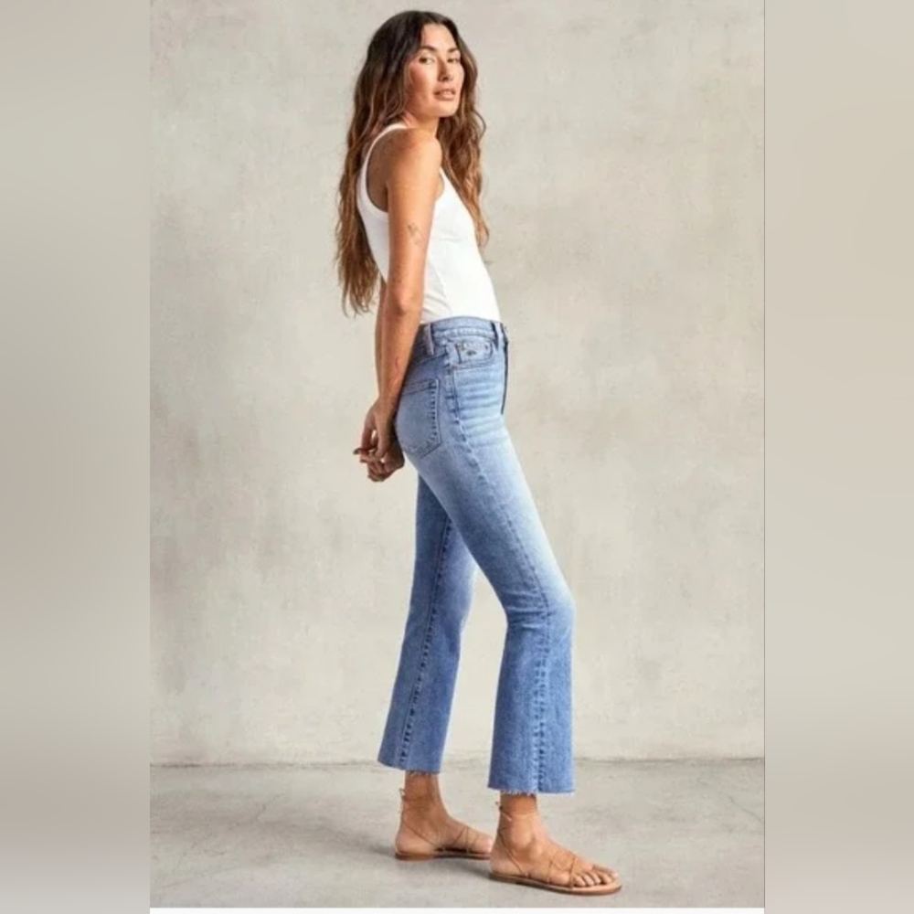 Outerknown Costa Crop Worn Indigo Size 30 - Picture 6 of 14